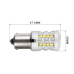 Автолампа заднього ходу LED P21W  білий 1156 BA15S 12В 21Вт CANBUS