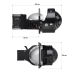 Комплект світлодіодних лінз StarLight ALPD-12-04 Bi-LED