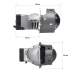 Комплект світлодіодних лінз Kamiso (Aozoom) ALPD-11-02 Dragon Knight Bi-LED 47/63W