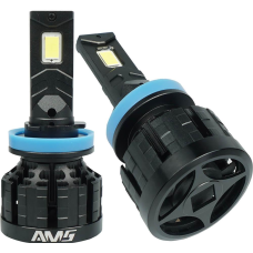 Світлодіодні LED лампи Led H11 H9 H8 H16 AMS Ultimate Power-F 5500K CANBUS