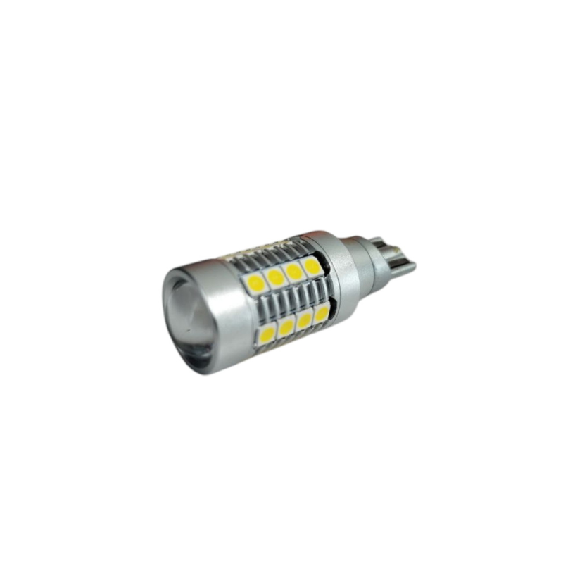 Автолампа LED W16W білий T15 12В 16Вт CANBUS 28SMD 3030