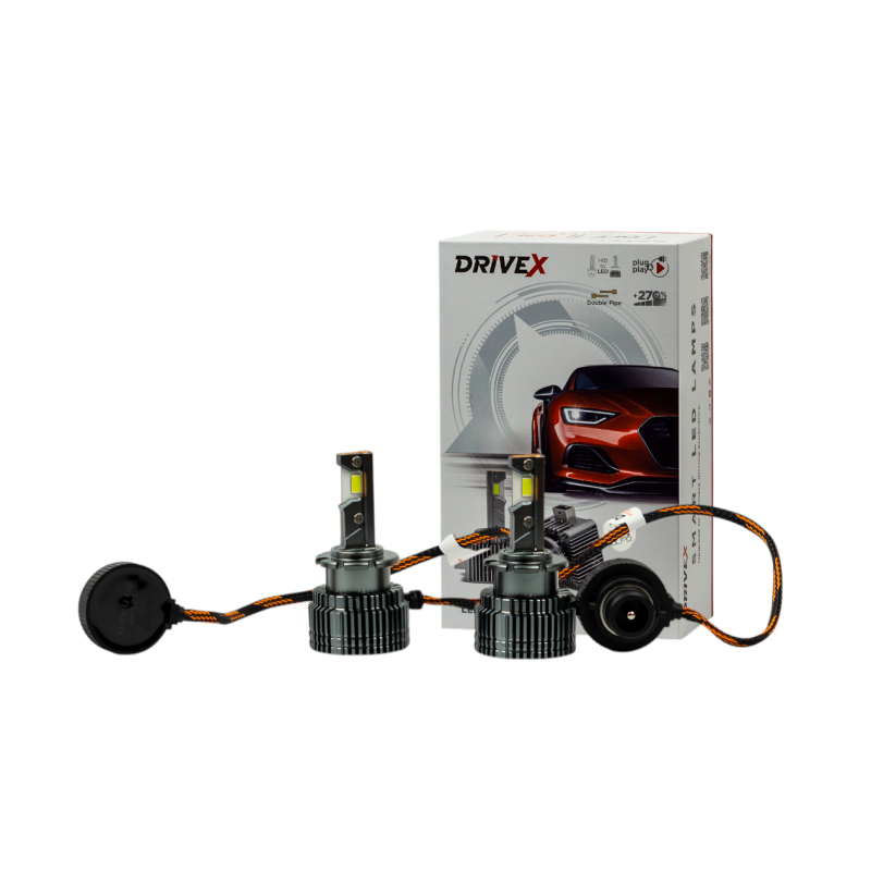 Автолампи Led DriveX D4S DLX Ultra Canbus DriveX 6000K 55W 12000Lm 9-32V Автолампи Led DriveX D4S DLX Ultra Canbus DriveX 6000K 55W 12000Lm 9-32V