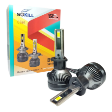 Автолампи Led H1 BRT Sokill 6000K 65W 9-32В 14000Lm Canbus