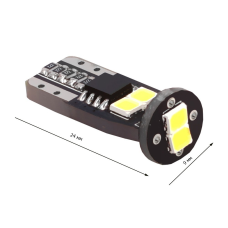LED автолампа 3G6 STELLAR світлодіодна  T10/W5W CAN BUS білий, в габарити, стопи, повороти, підсвічування номера, ДХВ (1 шт.)