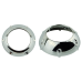 Маска mini для Bi-led лінз круг хром 3.0 дюйми