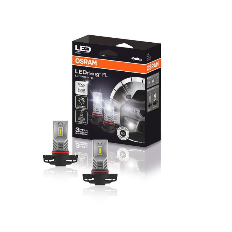 Комплект світлодіодних ламп OSRAM 2604CW PSX24W LEDriving FOG LAMP Gen2 для ПТФ Комплект світлодіодних ламп OSRAM 2604CW PSX24W LEDriving FOG LAMP Gen2 для ПТФ