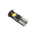 Автолампа LED W5W білий T10 6SMD 2835 12V CANBUS з обманкою