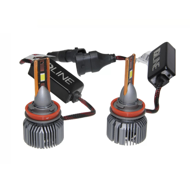 Комплект світлодіодних ламп QLine Ultra +200% H11 (H8/H9/H16) 55W 6000K 12V (2 шт)