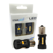 Комплект світлодіодних ламп StarLight LED SL-CB7 CANBUS PY21W BAU15S AMBER 12V