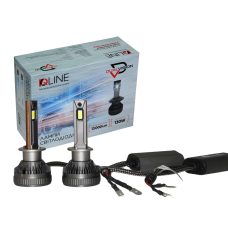 Комплект світлодіодних ламп QLine DualVision H1 (P14,5s) 65W Canbus 6000K 12V