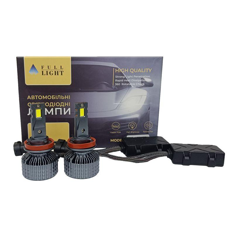 Комплект світлодіодних Led ламп Full Light A8 H11  Canbus 100Wat /6000K/ 18000 lumen