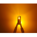 Автолампи LED T10 жовта amber W5W 12V CANBUS SMD3838 VAG Skoda Volkswagen