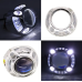 Маски для Bi-LED лінз із ДХО та поворотом (3.0 дюйми) Silver Маски для Bi-LED лінз із ДХО та поворотом (3.0 дюйми) Silver