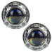 Маски для Bi-LED лінз із ДХО та поворотом (3.0 дюйми) Silver Маски для Bi-LED лінз із ДХО та поворотом (3.0 дюйми) Silver